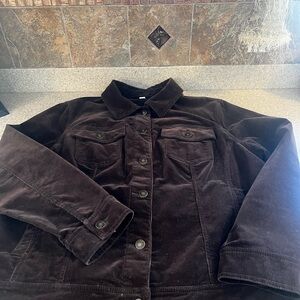 Women’s Brown Corduroy Jacket - Women’s Size 1X